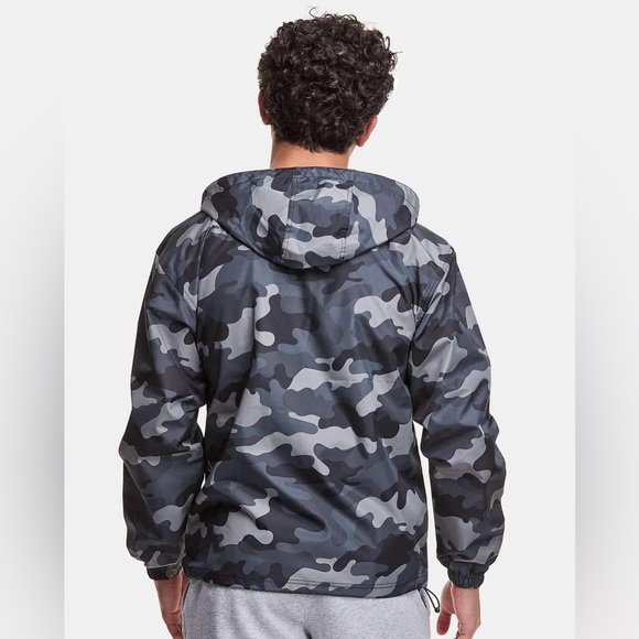 NWT💗🆕 Champion Mens Camo 1/2 Zip HOODED PULLOVER L - Picture 11 of 12